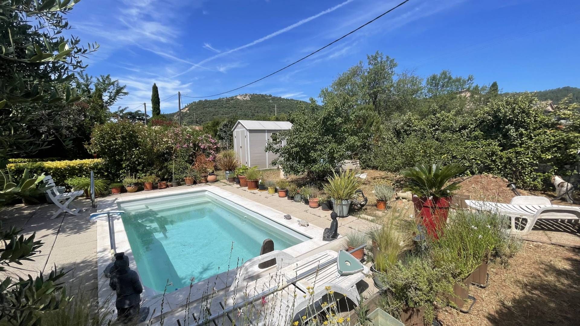 Villa ,f4,avec Piscine ,Terrain 895 m2,Gonfaron,83590,Viager Occupé ,Dame de 72 ans